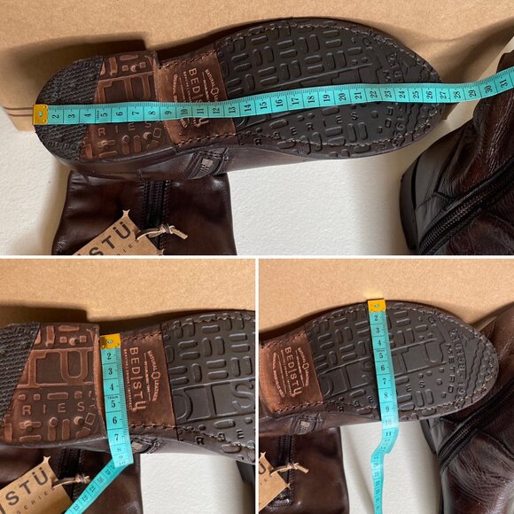 New BED STU Manchester Teak Glaze Riding Boots Size 7 - Picture 16 of 16